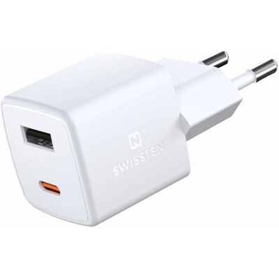 Swissten Weiß GaN 30W Wandladegerät - Wandladegerät Swissten Weiß GaN 30W Wandladegerät - Wandladegerät