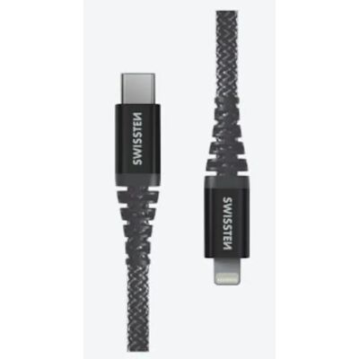 Swissten iPhone + iPad Aramidvezel 1,5m Snellaadkabel USB-C Swissten iPhone + iPad Aramidvezel 1,5m Snellaadkabel USB-C