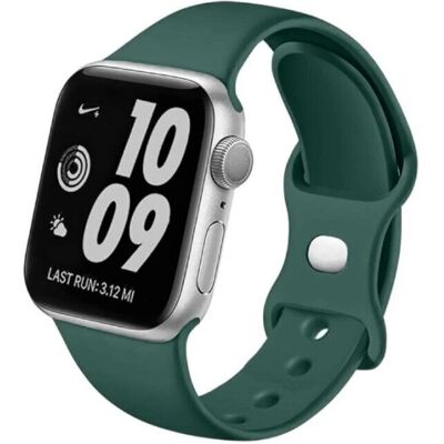 Pulseira Swissten para Apple Watch 42/44/45/49 mm Verde - Pulseira inteligente Pulseira Swissten para Apple Watch 42/44/45/49 mm Verde - Pulseira inteligente