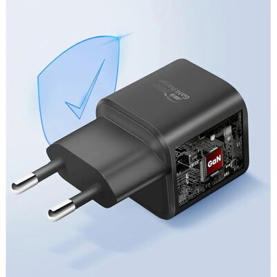 Cargador Ultra Rápido 20W GaN de Swissten - Cargador Cargador Ultra Rápido 20W GaN de Swissten - Cargador