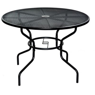 Rojaplast Zahradní Stůl - Kov, Černý, 106cm - Zahradní Stůl Rojaplast Zahradní Stůl - Kov, Černý, 106cm - Zahradní Stůl