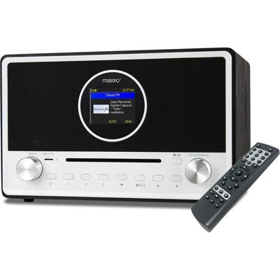 Maxxo Model CD03 - Radio internetowe z DAB+ FM Wi-Fi Bluetooth CD - Stereo, Pilot Maxxo Model CD03 - Radio internetowe z DAB+ FM Wi-Fi Bluetooth CD - Stereo, Pilot