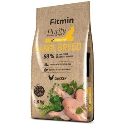 Fitmin Kočka Čistota Velká Rasa - Bez obilovin 1,5kg Fitmin Kočka Čistota Velká Rasa - Bez obilovin 1,5kg