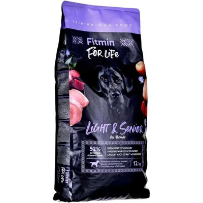 Fitmin Hund Light & Senior - Torrfoder - 12kg Fitmin Hund Light & Senior - Torrfoder - 12kg
