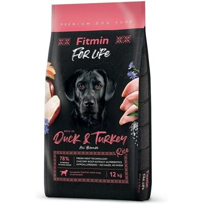Fitmin Dog For Life Anka & Kalkon - Torrfoder för hundar - 12 kg Fitmin Dog For Life Anka & Kalkon - Torrfoder för hundar - 12 kg