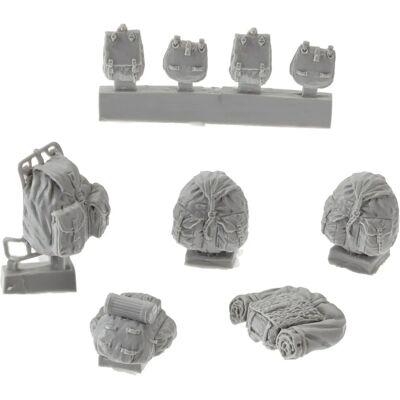 Plus Model WWII Deutsche Rucksäcke Maßstab 1:35 - Zubehör Plus Model WWII Deutsche Rucksäcke Maßstab 1:35 - Zubehör
