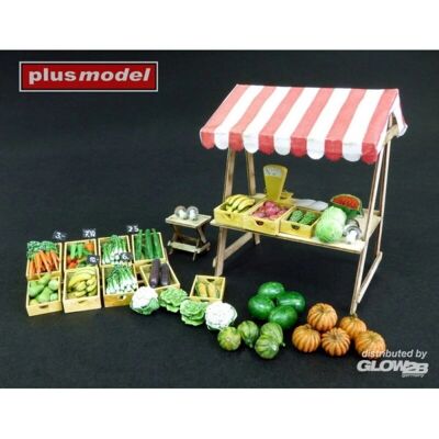Plus Model Gemüsemarkt Diorama - Maßstab 1:35 Plus Model Gemüsemarkt Diorama - Maßstab 1:35