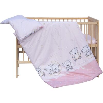 Scarlett Toro - Súprava do postieľky 2dílná - růžová - 90 x 120 cm - Bedding set Scarlett Toro - Súprava do postieľky 2dílná - růžová - 90 x 120 cm - Bedding set