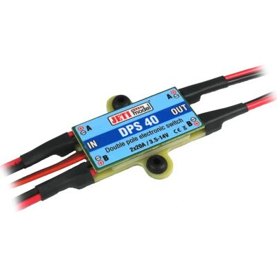 Modulo di commutazione elettronico Jeti DPS-40 - Pezzo modello RC Modulo di commutazione elettronico Jeti DPS-40 - Pezzo modello RC