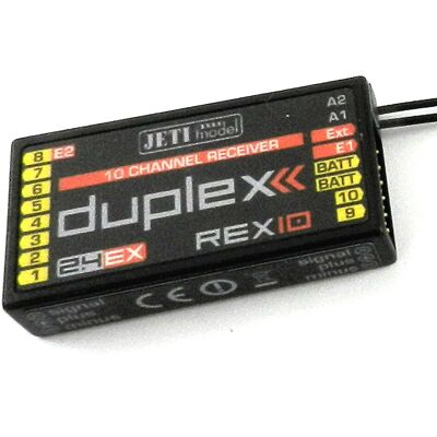 Récepteur Rex 10 Jeti - Pièce ou accessoire pour modèle RC 10 canaux - Publicité Récepteur Rex 10 Jeti - Pièce ou accessoire pour modèle RC 10 canaux - Publicité