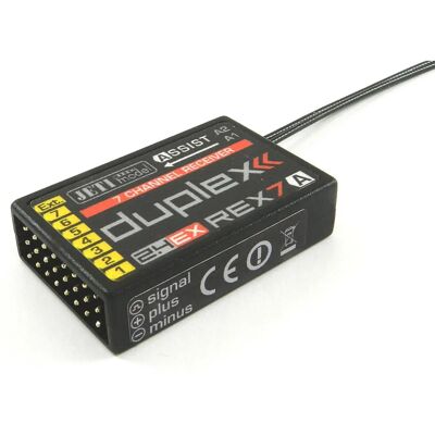 Ricevitore Jeti Duplex REX7A - 7ch, 2,4 GHz, Modelli di superficie e multicotteri Ricevitore Jeti Duplex REX7A - 7ch, 2,4 GHz, Modelli di superficie e multicotteri