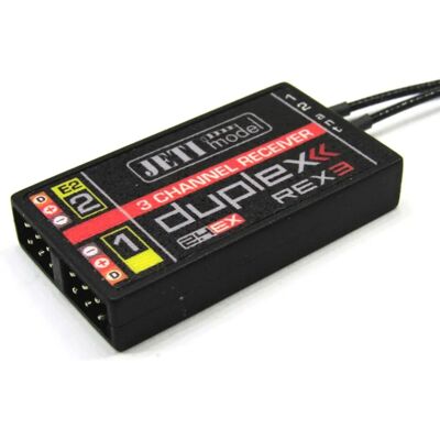 Ricevitore REX 3 di Jeti - 3 Canali, Compatto, Wireless Ricevitore REX 3 di Jeti - 3 Canali, Compatto, Wireless