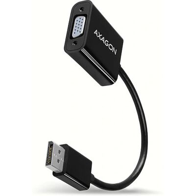 Axagon RVD-VGN Video Adapter - DisplayPort til VGA - Sort Axagon RVD-VGN Video Adapter - DisplayPort til VGA - Sort