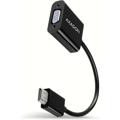 Adaptér videa Axagon RVH-VGN - HDMI na VGA 0,15m Adaptér videa Axagon RVH-VGN - HDMI na VGA 0,15m