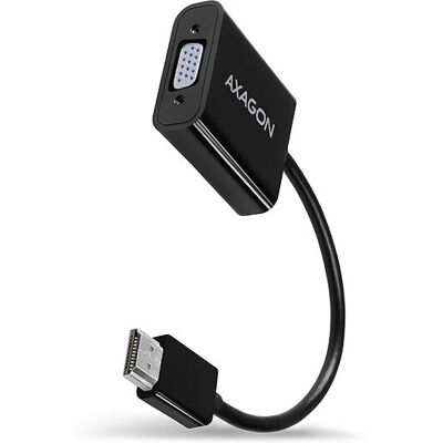 Axagon RVH-VGAN Video Adapter - HDMI til VGA, Lyd, 1920x1200 Axagon RVH-VGAN Video Adapter - HDMI til VGA, Lyd, 1920x1200