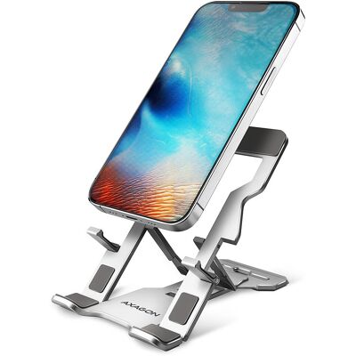 Axagon Aluminium Handy/Tablet Halterung - Verstellbare Winkel Axagon Aluminium Handy/Tablet Halterung - Verstellbare Winkel