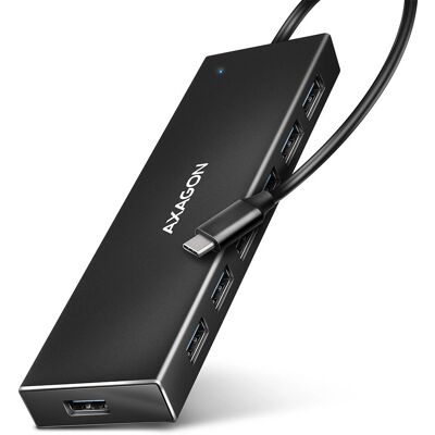 Axagon Axagon HUE-F7C 7x USB 3.2 Hub - Czarny Axagon Axagon HUE-F7C 7x USB 3.2 Hub - Czarny