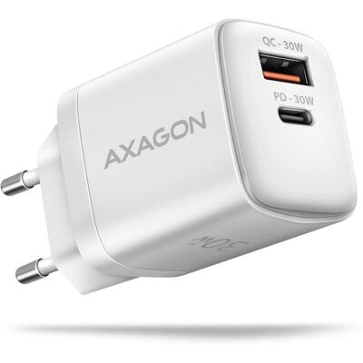 Caricatore Axagon ACU-PQ30W - Ricarica rapida USB-C & USB-A - 30W Caricatore Axagon ACU-PQ30W - Ricarica rapida USB-C & USB-A - 30W