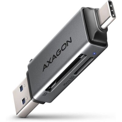 Axagon CRE-DAC USB-C+ USB-A Kartenleser - Speicherkartenlesegerät Axagon CRE-DAC USB-C+ USB-A Kartenleser - Speicherkartenlesegerät
