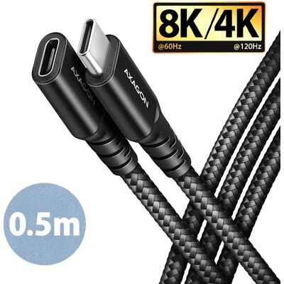 Cablu USB Axagon BUCM32-CF05AB Gen 2x2 - Negru Cablu USB Axagon BUCM32-CF05AB Gen 2x2 - Negru