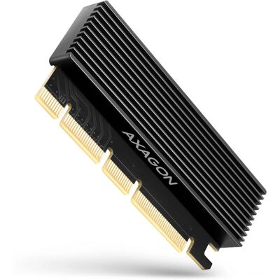 Adaptador PCIe M.2 NVMe Axagon PCEM2-XS - Dissipador Adaptador PCIe M.2 NVMe Axagon PCEM2-XS - Dissipador