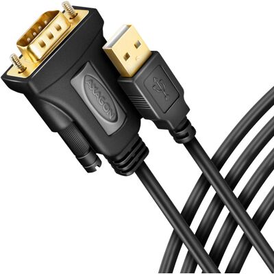 Axagon ADS-1PQN USB-A 2.0 RS-232 Adapterkabel Axagon ADS-1PQN USB-A 2.0 RS-232 Adapterkabel