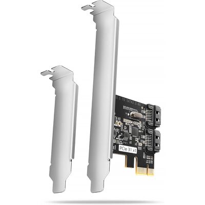 Axagon Dual-Channel SATA PCIe Controller - Belső SATA portok Axagon Dual-Channel SATA PCIe Controller - Belső SATA portok
