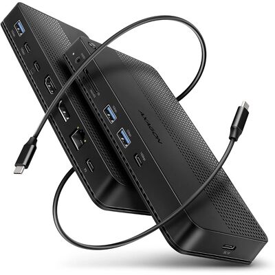 Axagon HMC-U4 Dock USB4 pentru laptop - 8K/4K, 12-in-1 Axagon HMC-U4 Dock USB4 pentru laptop - 8K/4K, 12-in-1