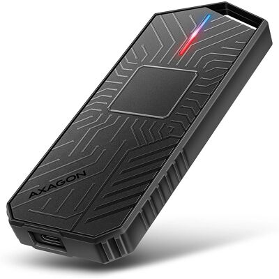 Carcasa SSD Axagon USB-C NVMe/SATA M.2 - Gaming Neagră Carcasa SSD Axagon USB-C NVMe/SATA M.2 - Gaming Neagră