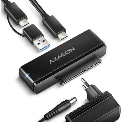 Adaptador USB-C 10Gbps SATA Axagon ADSA-FPX - Interface Universal Adaptador USB-C 10Gbps SATA Axagon ADSA-FPX - Interface Universal