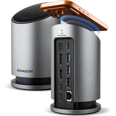 AXAGON USB-C Hub 10Gbps 4K Dual Video Charging AXAGON USB-C Hub 10Gbps 4K Dual Video Charging