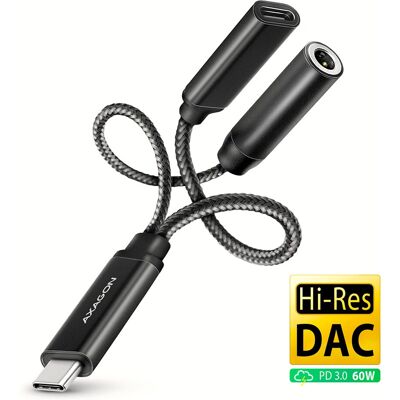 Adaptor de sunet Axagon ADA-HCPD Hi-Res - Negru Adaptor de sunet Axagon ADA-HCPD Hi-Res - Negru