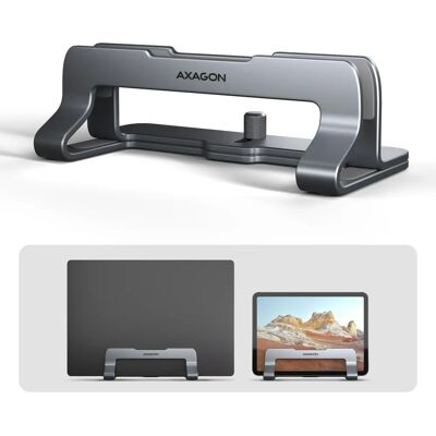 Axagon Schwarzer Laptop-Ständer - Verstellbar 10-17,3" Aluminium Axagon Schwarzer Laptop-Ständer - Verstellbar 10-17,3" Aluminium