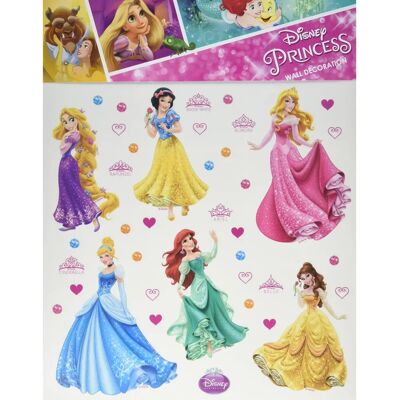 AG Design Naklejka na ścianę Disney Księżniczki - Dekoracja pokoju dziecięcego - 30x30cm AG Design Naklejka na ścianę Disney Księżniczki - Dekoracja pokoju dziecięcego - 30x30cm