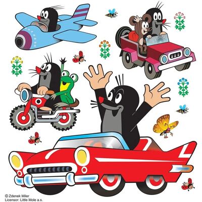 Autocollant mural AG Design avec petits taupes - 30x30 cm - Stickers muraux Autocollant mural AG Design avec petits taupes - 30x30 cm - Stickers muraux