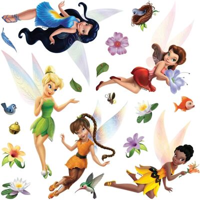 Autocollants muraux Disney Fairies AG DESIGN Dks 1096 - Décoration enfant Autocollants muraux Disney Fairies AG DESIGN Dks 1096 - Décoration enfant