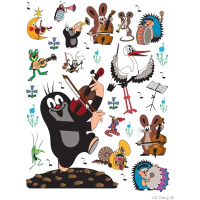 AG DESIGN DK 1786 Naklejka na ścianę - Disney Taupe AG DESIGN DK 1786 Naklejka na ścianę - Disney Taupe