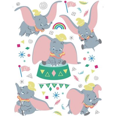 Agdesign - Dumbo Mural Ensemble Autocollants - Gris - Stickers muraux - Publicité Agdesign - Dumbo Mural Ensemble Autocollants - Gris - Stickers muraux - Publicité