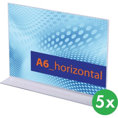Jansen Display T-kształt stojak na menu - Stół A6 Jansen Display T-kształt stojak na menu - Stół A6