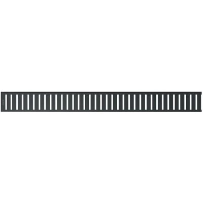 ALCADRAIN - Rejilla de drenaje lineal para ducha - 1150mm - Negro mate ALCADRAIN - Rejilla de drenaje lineal para ducha - 1150mm - Negro mate
