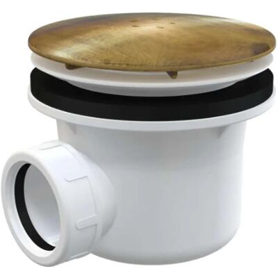 Alca Drenaj pentru cadă de duș în Bronz Antic - 90mm, Sifon, Înălțime 84mm Alca Drenaj pentru cadă de duș în Bronz Antic - 90mm, Sifon, Înălțime 84mm