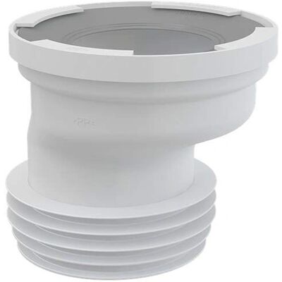 Alcaplast A991-20 Exzentrischer WC-Anschluss - Weiß Alcaplast A991-20 Exzentrischer WC-Anschluss - Weiß