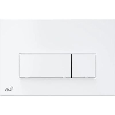 Buton de spălare mural alb M570 Alca Plastica - Dublu acționare Buton de spălare mural alb M570 Alca Plastica - Dublu acționare