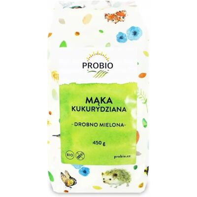 PROBIO Organiczna bezglutenowa mąka kukurydziana 450 g PROBIO Organiczna bezglutenowa mąka kukurydziana 450 g