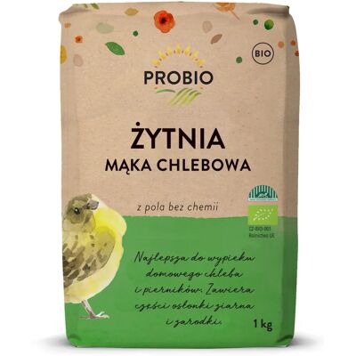 Probio - Mąka Żytnia Typ 720 Chlebowa - 1 kg - Bio - Flour Probio - Mąka Żytnia Typ 720 Chlebowa - 1 kg - Bio - Flour