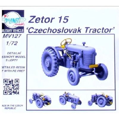 Planet Models Zetor 15 Tschechoslowakischer Traktor Maßstab 1:72 - Flugzeug Superdetailliertes Set Planet Models Zetor 15 Tschechoslowakischer Traktor Maßstab 1:72 - Flugzeug Superdetailliertes Set
