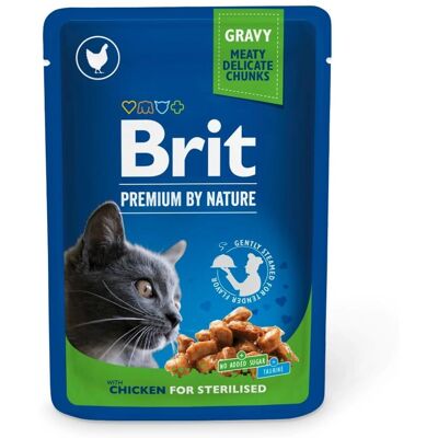 Brit Brit Premium Sterylizowana Karma dla Kotów - 100g Brit Brit Premium Sterylizowana Karma dla Kotów - 100g