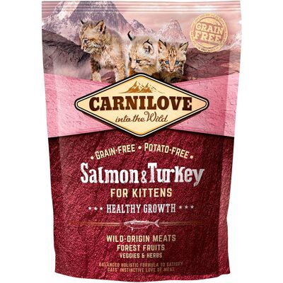Carnilove Kitten Salmon Turkey - Dry Cat Food 2kg Carnilove Kitten Salmon Turkey - Dry Cat Food 2kg