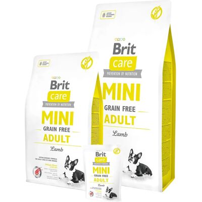 Brit Care Mini Utan Spannmål Lamm - Torrfoder för hundar - 2 kg Brit Care Mini Utan Spannmål Lamm - Torrfoder för hundar - 2 kg