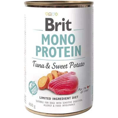 Cibo per cani Brit Care Tonno & Patate Dolci - Monoproteina - 400g Cibo per cani Brit Care Tonno & Patate Dolci - Monoproteina - 400g